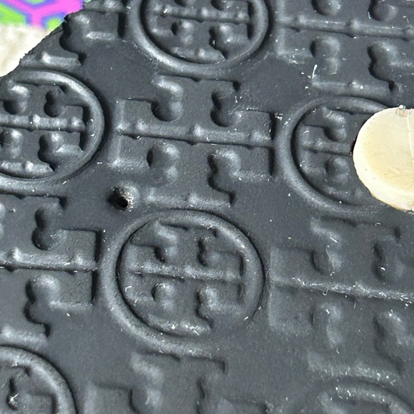 Tory Burch Black and White Polka Dot Sandals - Picture 11 of 12